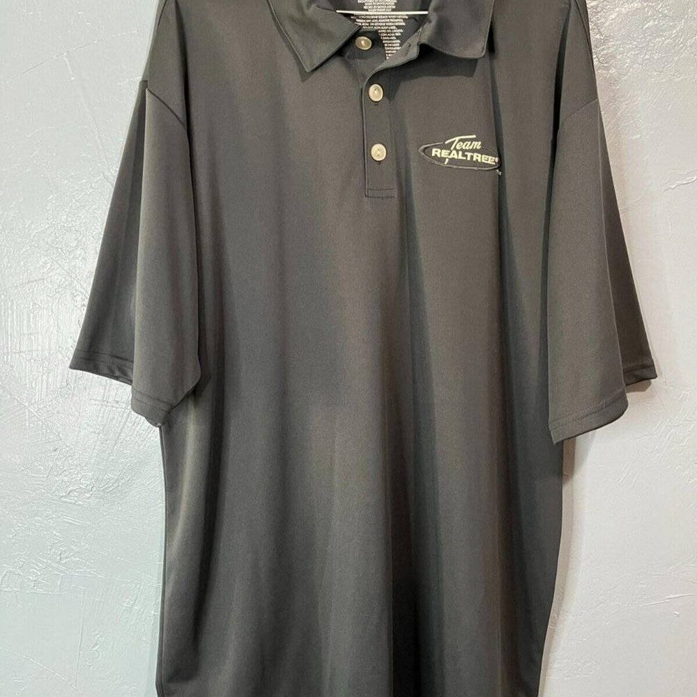 Team Realtree Dark Green Dri-Fit Polo Shirt - Men's Large (L) - Hunting Outdoors